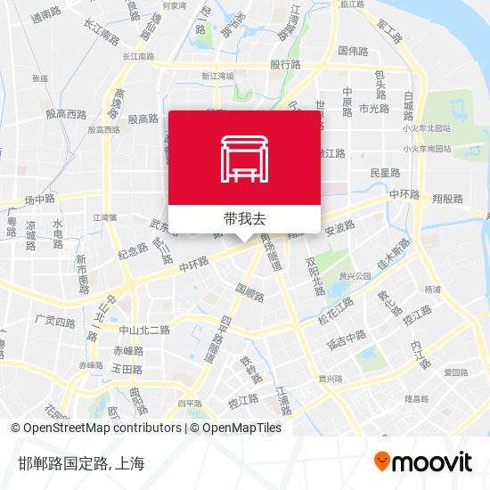 邯郸路国定路地图