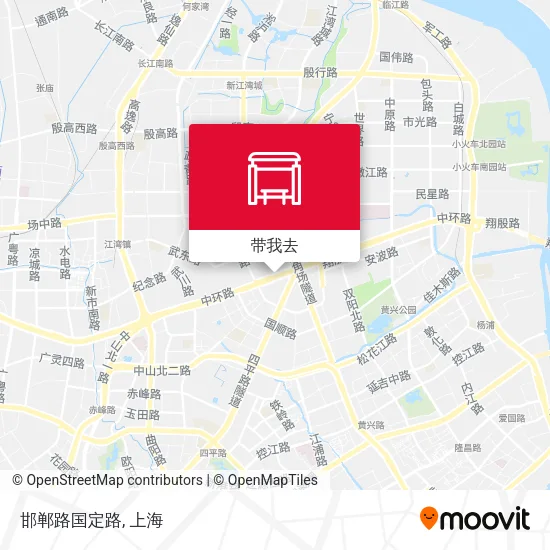 邯郸路国定路地图