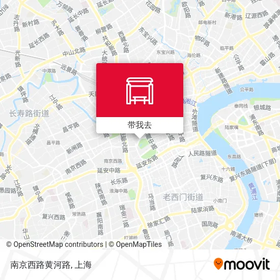 南京西路黄河路地图