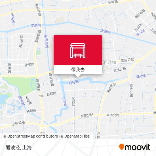 通波泾地图