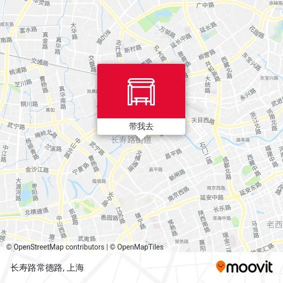 长寿路常德路地图