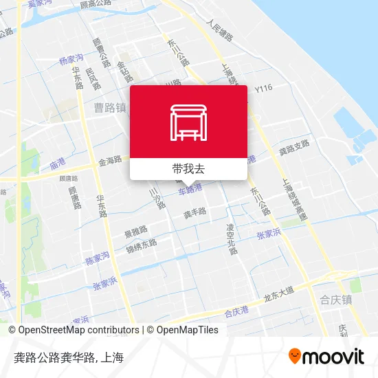 龚路公路龚华路地图