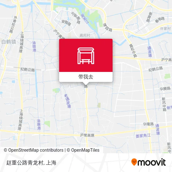 赵重公路青龙村地图