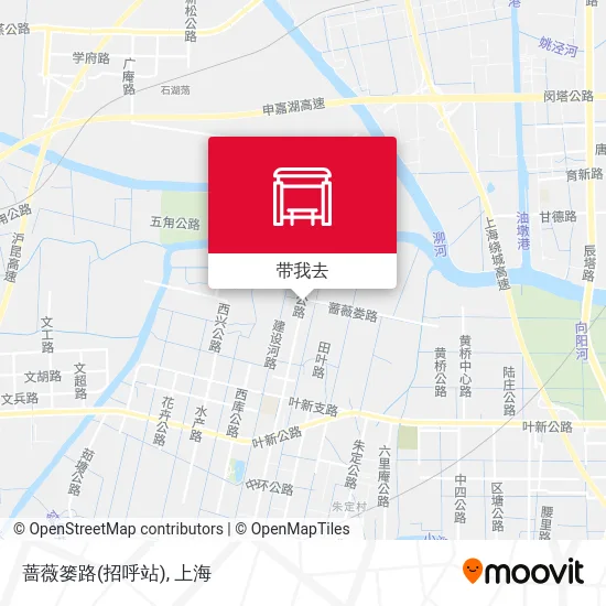 蔷薇篓路(招呼站)地图