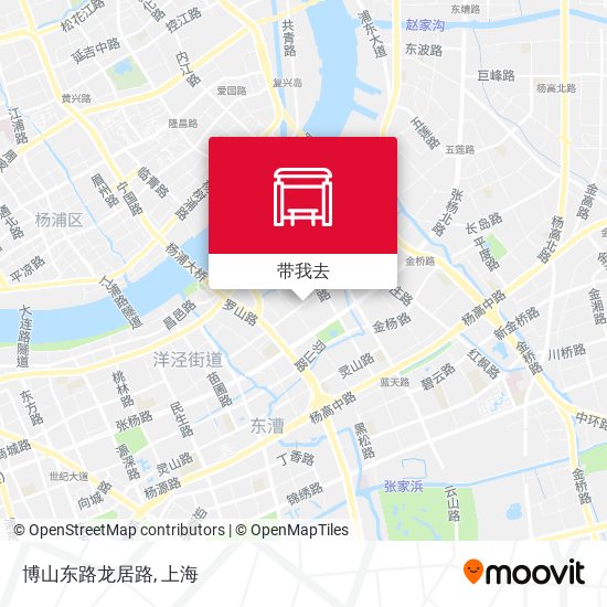 博山东路龙居路地图