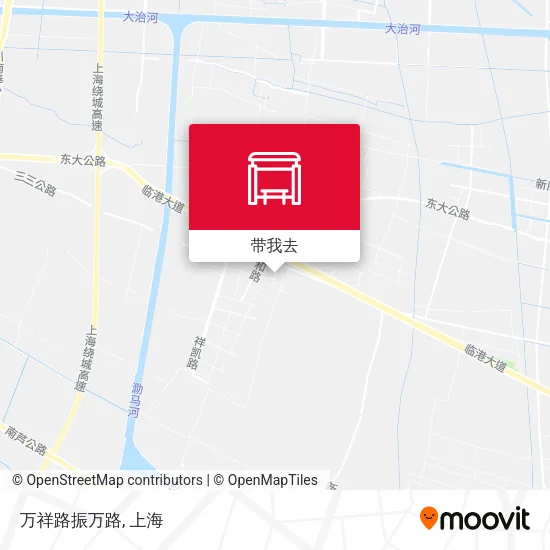 万祥路振万路地图