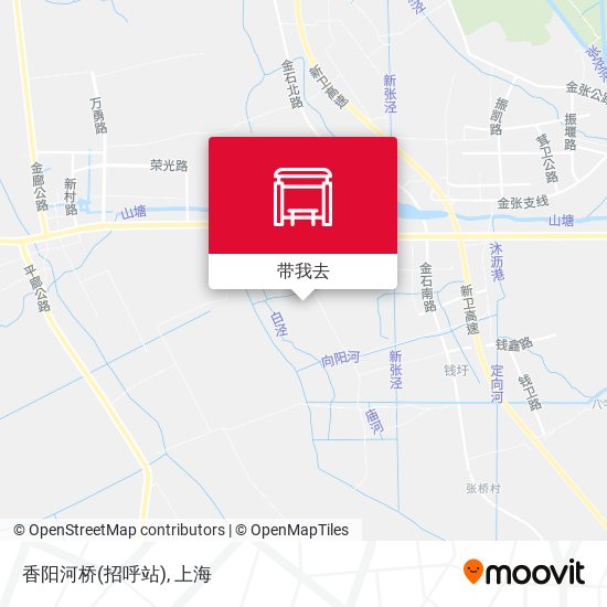 香阳河桥(招呼站)地图