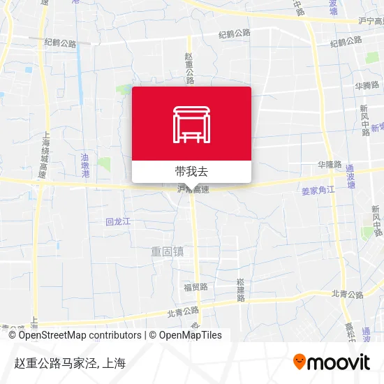 赵重公路马家泾地图