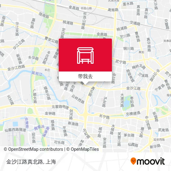 金沙江路真北路地图