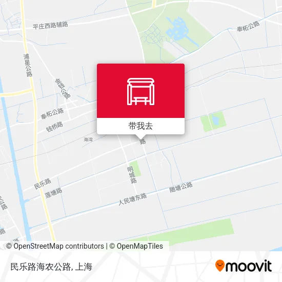 民乐路海农公路地图