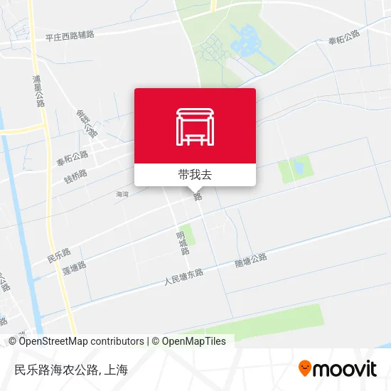 民乐路海农公路地图