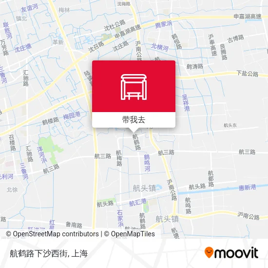 航鹤路下沙西街地图