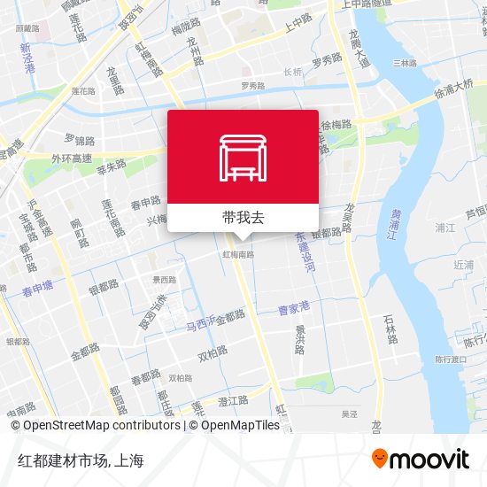 红都建材市场地图