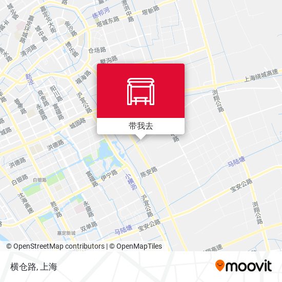 横仓路地图