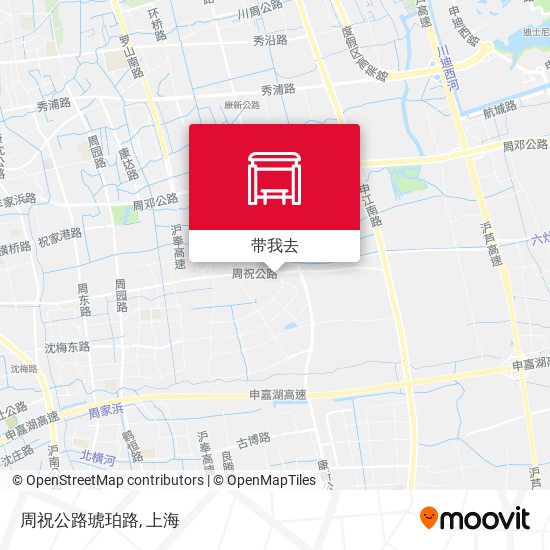 周祝公路琥珀路地图