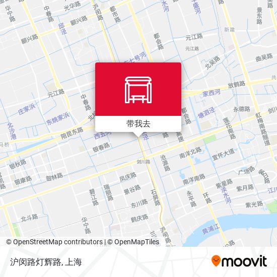 沪闵路灯辉路地图
