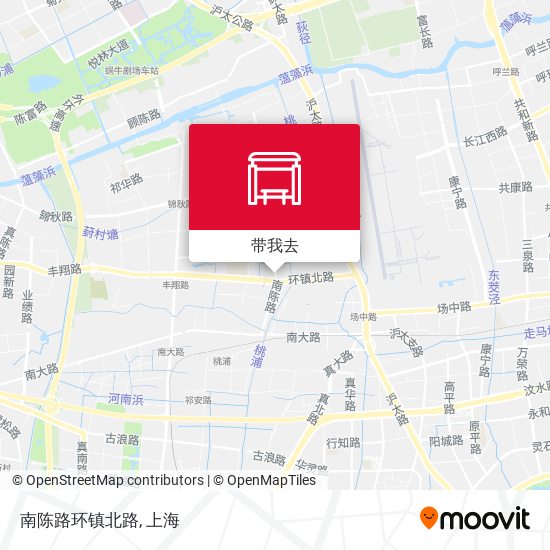 南陈路环镇北路地图