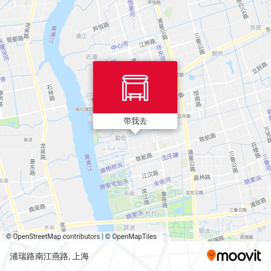 浦瑞路南江燕路地图