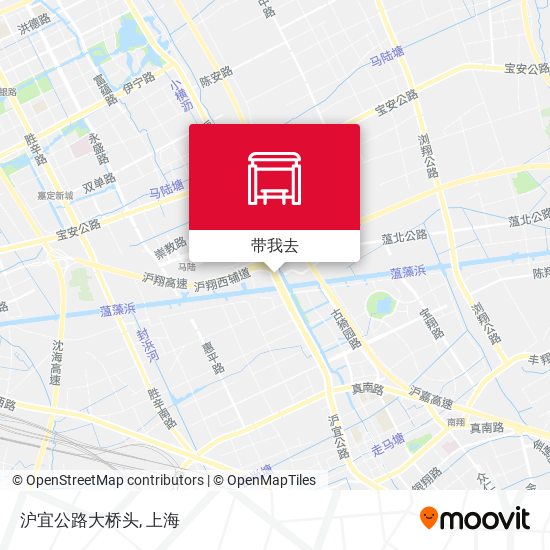 沪宜公路大桥头地图