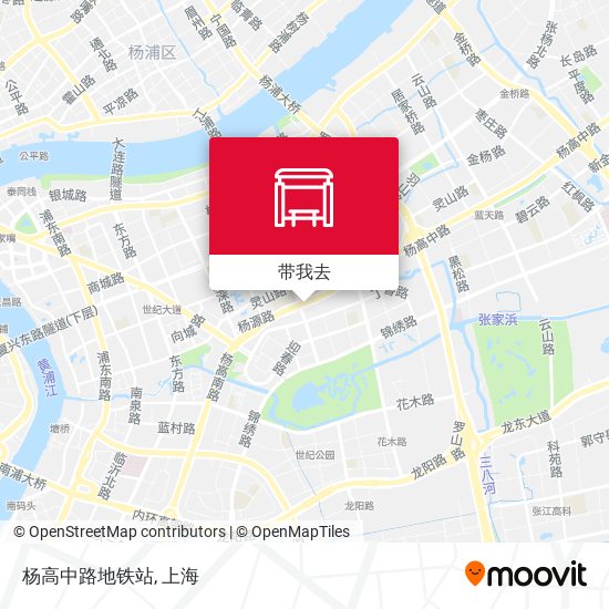 杨高中路地铁站地图