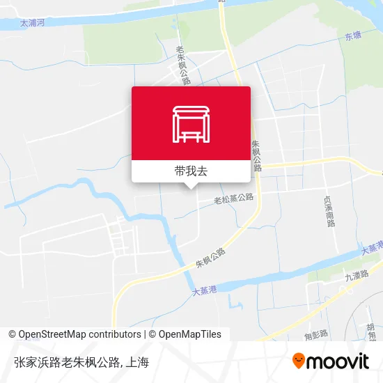 张家浜路老朱枫公路地图