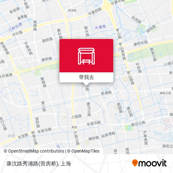 康沈路秀浦路(营房桥)地图