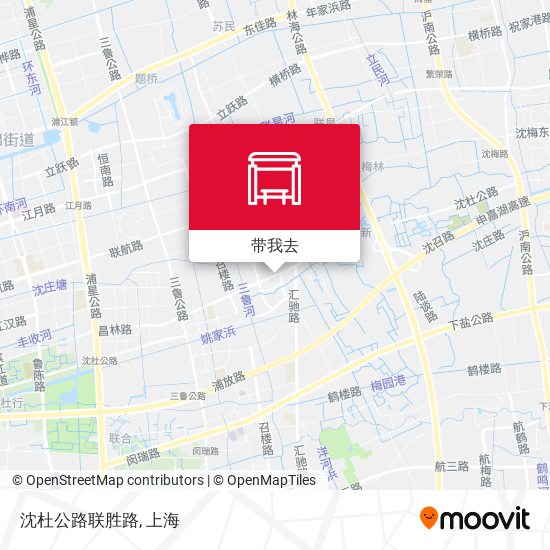 沈杜公路联胜路地图