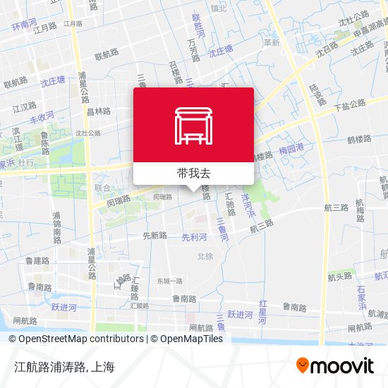 江航路浦涛路地图