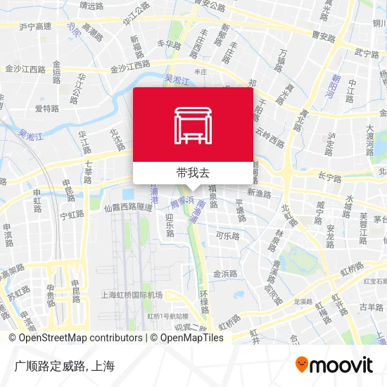 广顺路定威路地图
