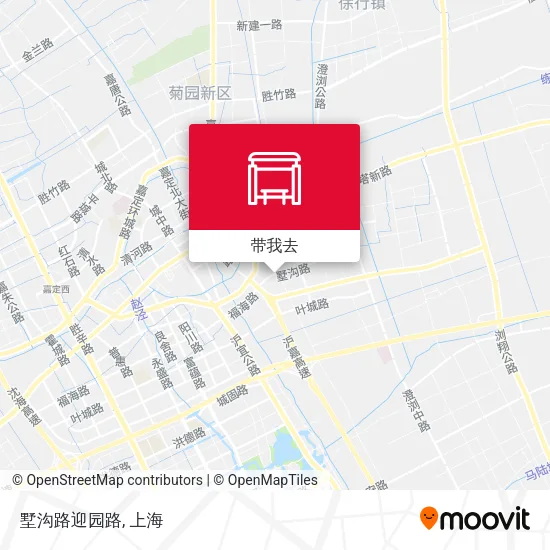 墅沟路迎园路地图