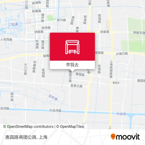 惠园路南团公路地图