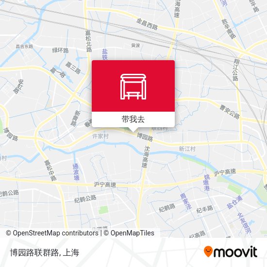 博园路联群路地图