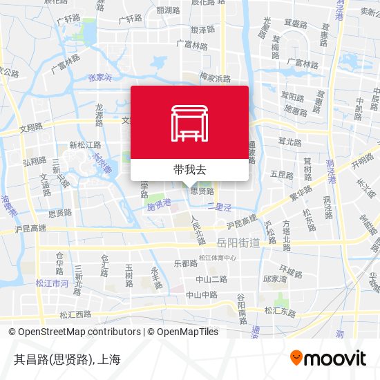 其昌路(思贤路)地图