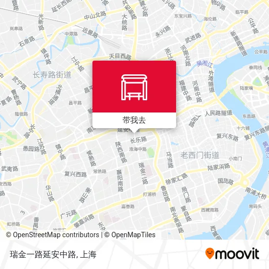 瑞金一路延安中路地图