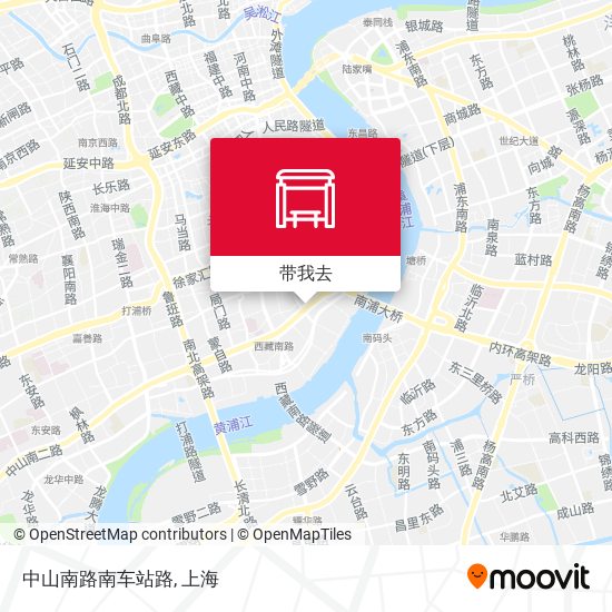 中山南路南车站路地图