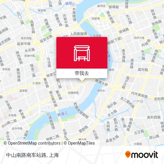 中山南路南车站路地图