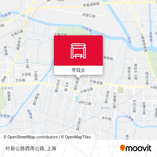 叶新公路西厍公路地图