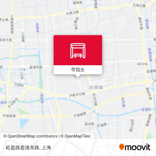 崧盈路盈港东路地图