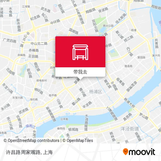 许昌路周家嘴路地图