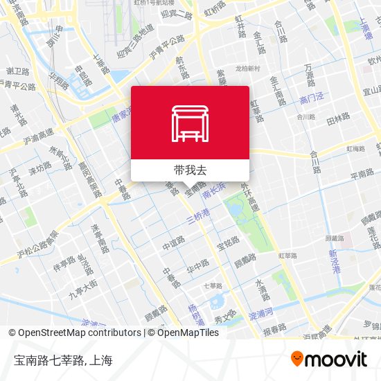 宝南路七莘路地图