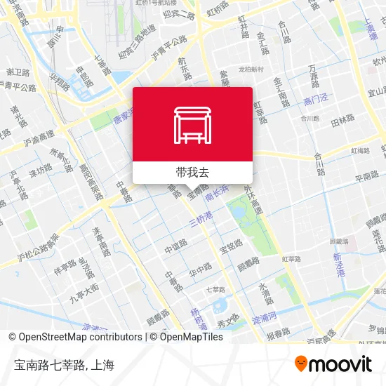 宝南路七莘路地图