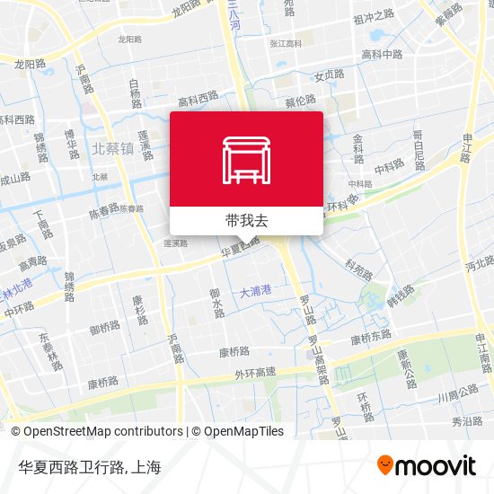 华夏西路卫行路地图