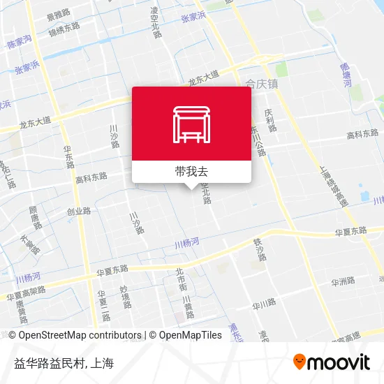 益华路益民村地图