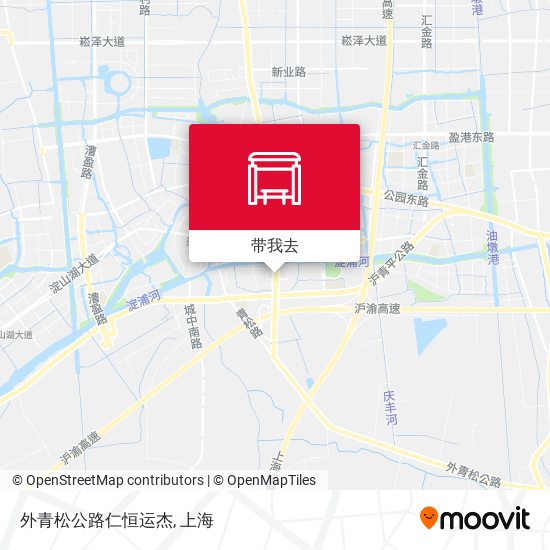 外青松公路仁恒运杰地图