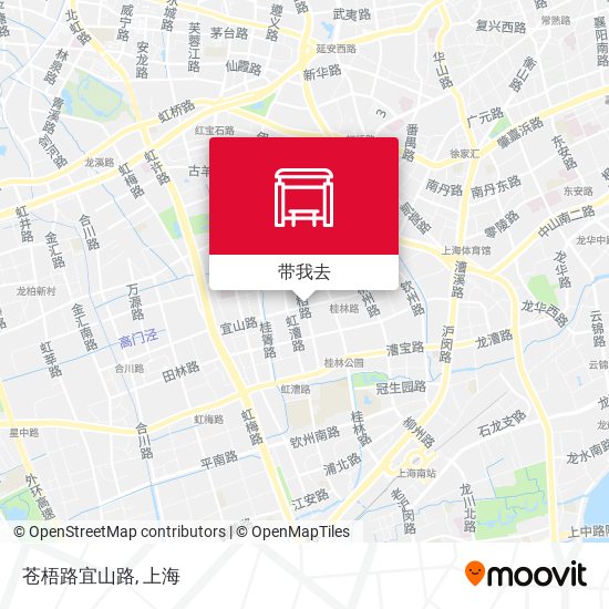 苍梧路宜山路地图
