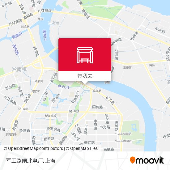 军工路闸北电厂地图