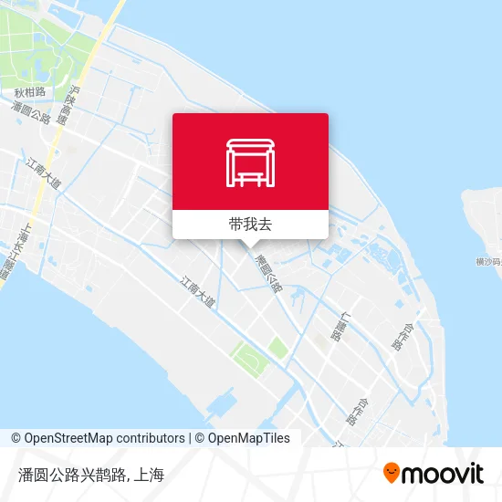 潘圆公路兴鹊路地图
