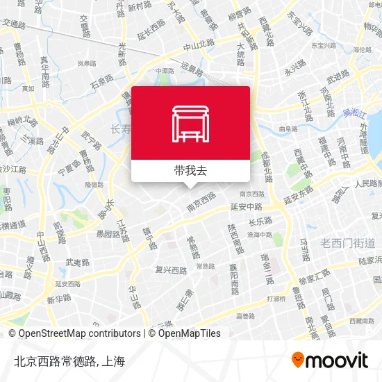 北京西路常德路地图