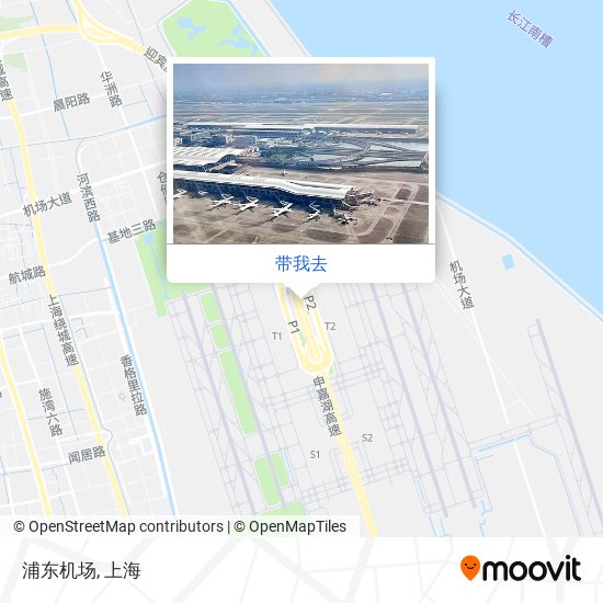 浦东机场地图