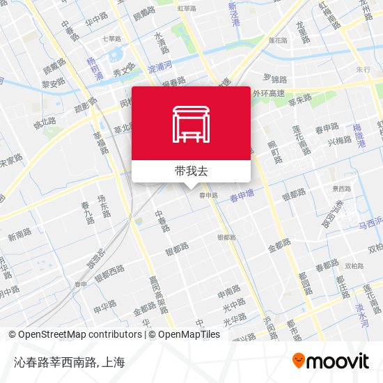 沁春路莘西南路地图